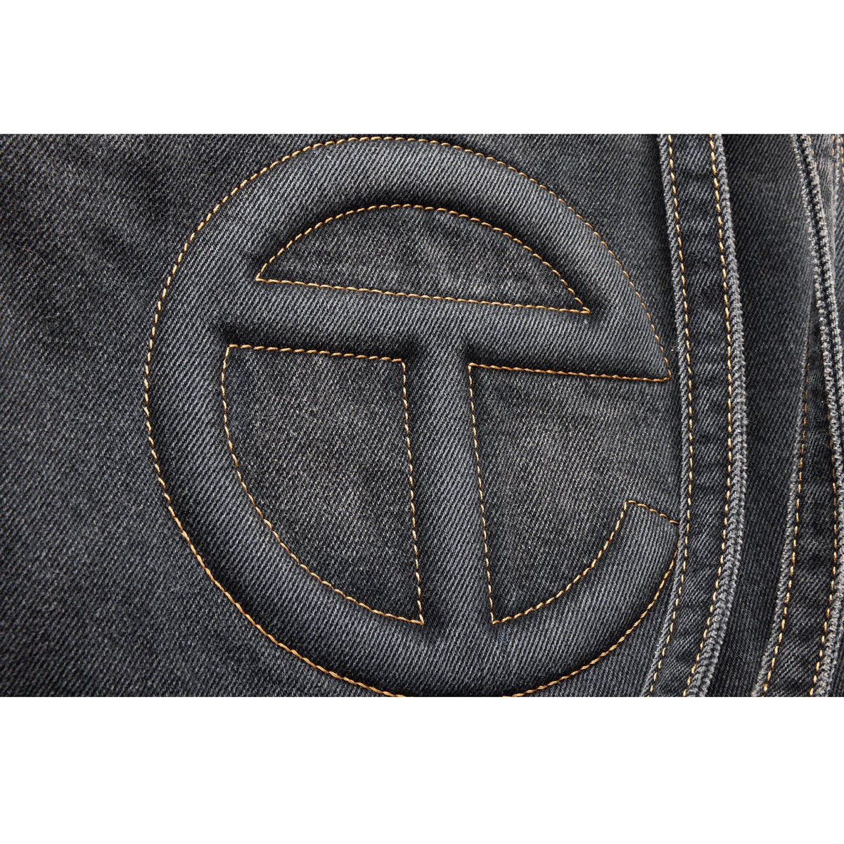 Telfar Shmedium Denim Shopper - Black