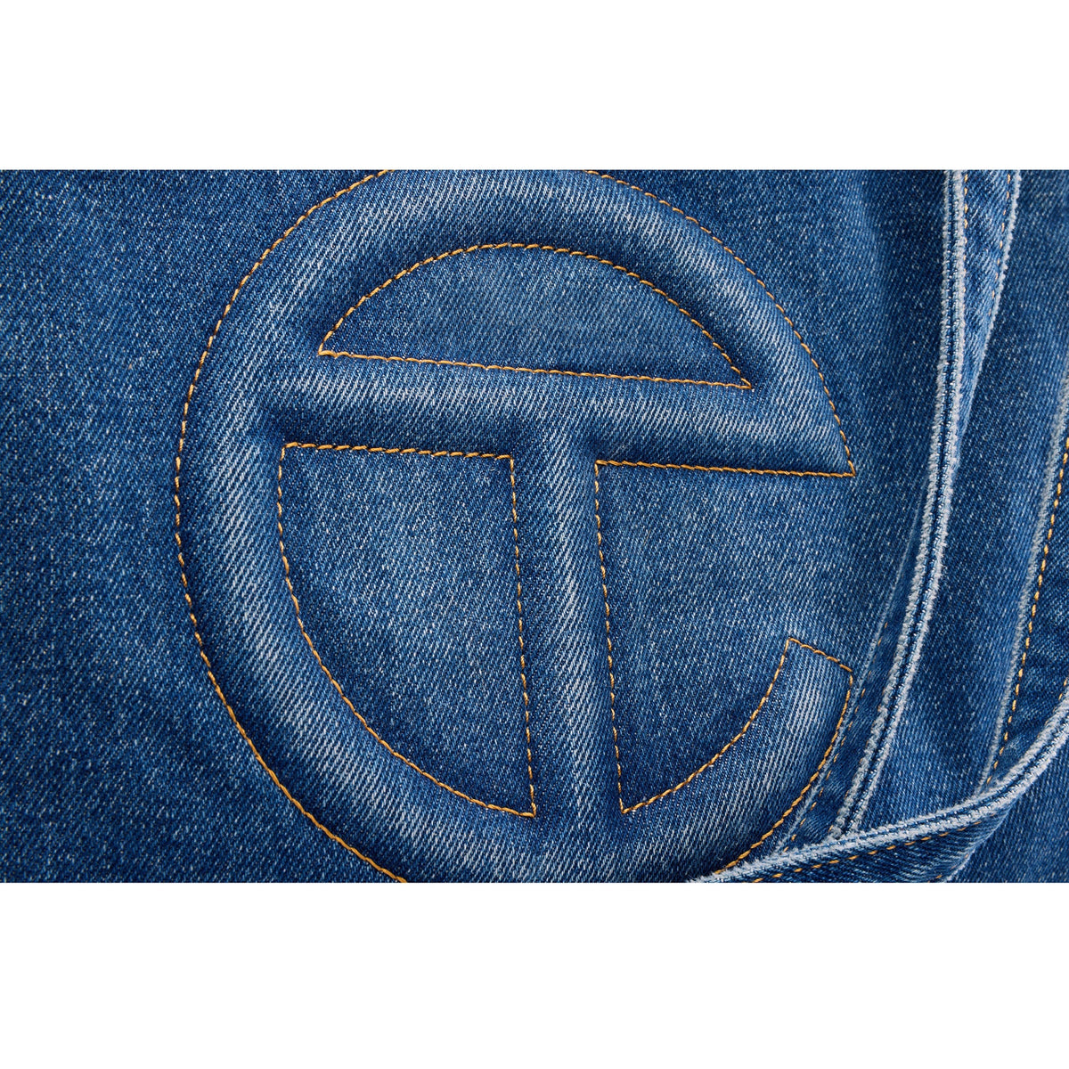 Telfar Shmedium Denim Shopper - Blue