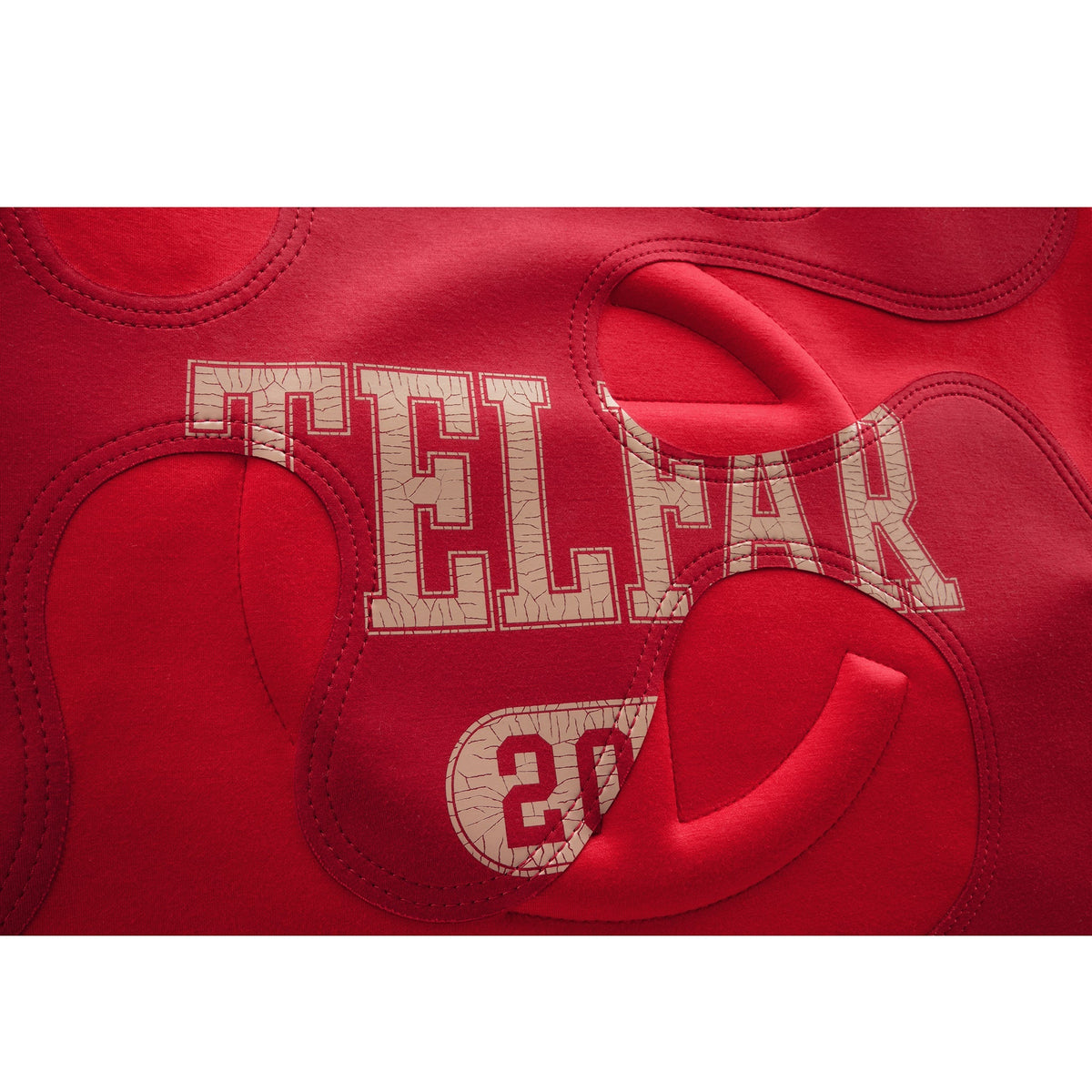 Telfar Large Camo Shopping Bag - Red