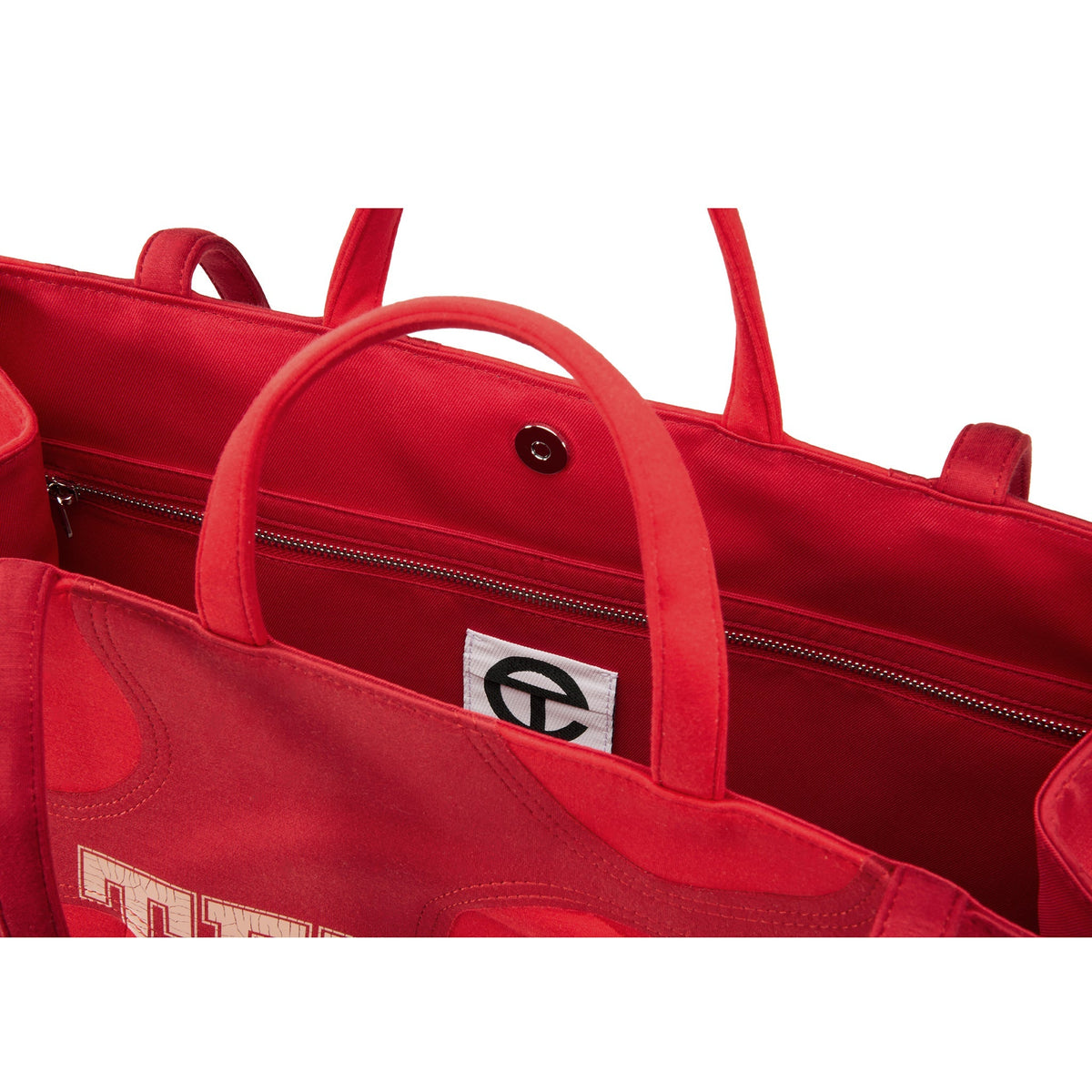 Telfar Large Camo Shopping Bag - Red