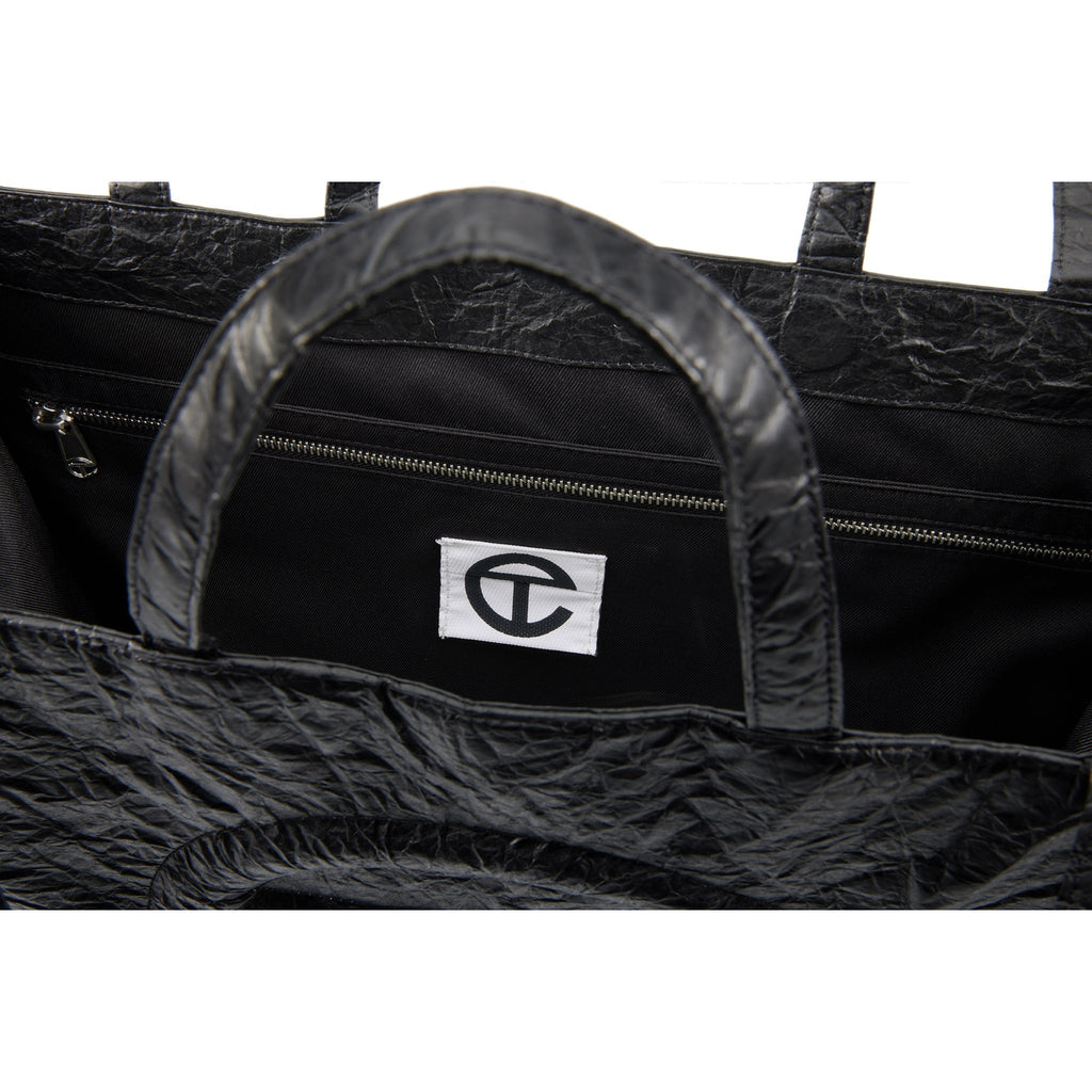 Telfar Large Shopping Bag - Black Paper