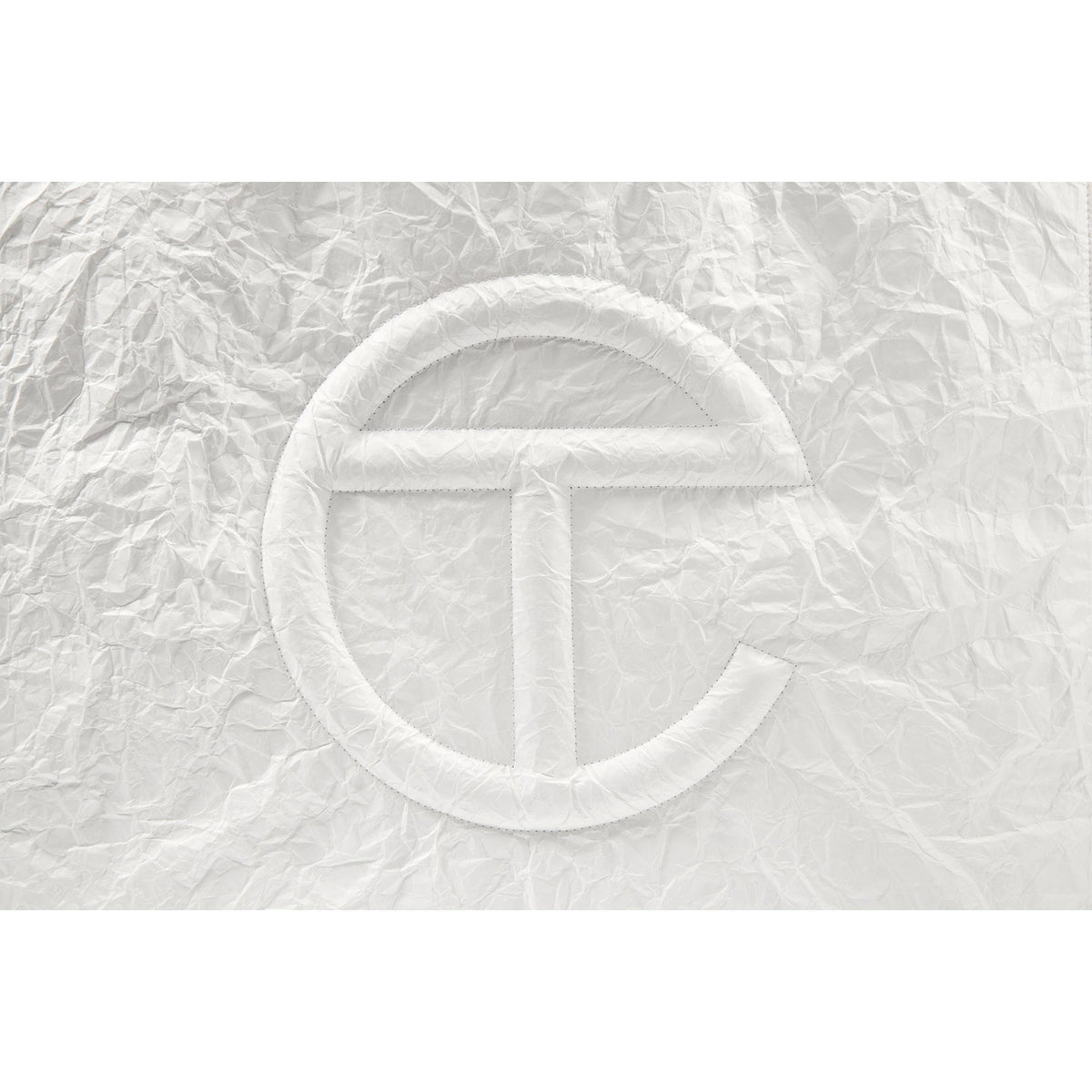 Telfar Large Shopping Bag - White Paper