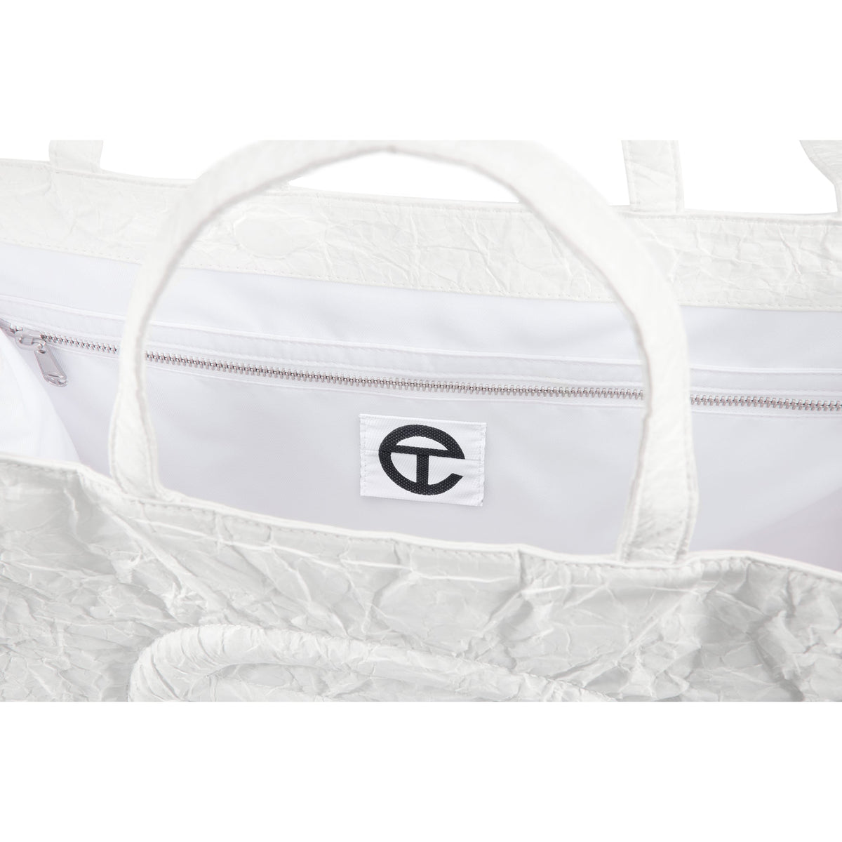 Telfar Large Shopping Bag - White Paper