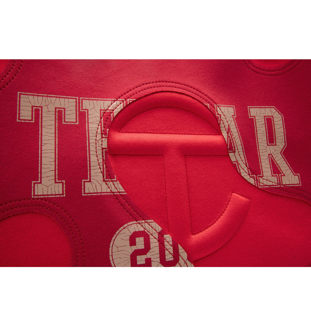 Telfar Medium Camo Shopping Bag - Red