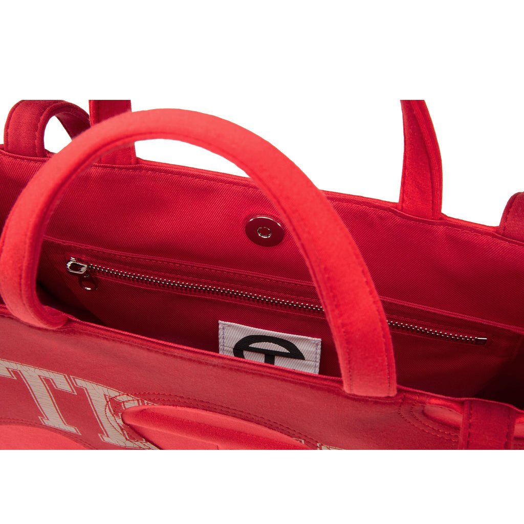 Telfar Medium Camo Shopping Bag - Red