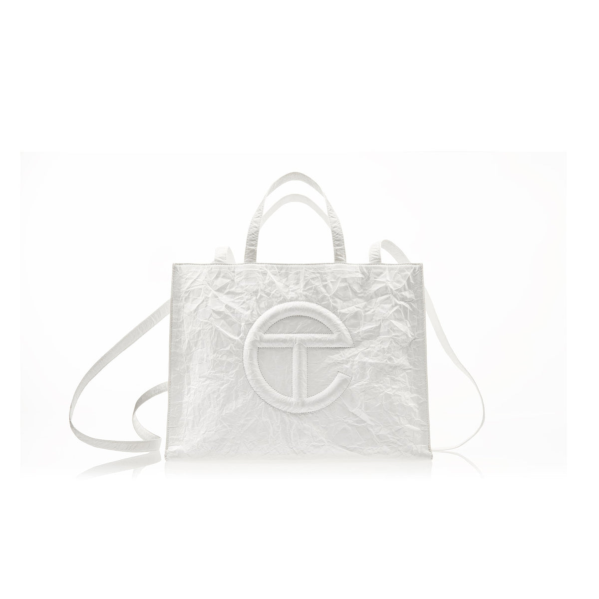 Telfar Medium Shopping Bag - White Paper
