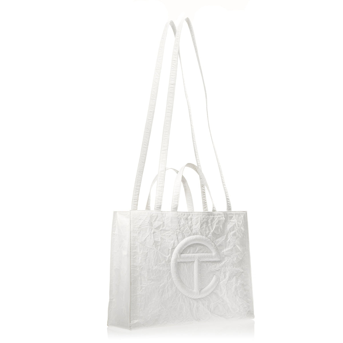 Telfar Medium Shopping Bag - White Paper
