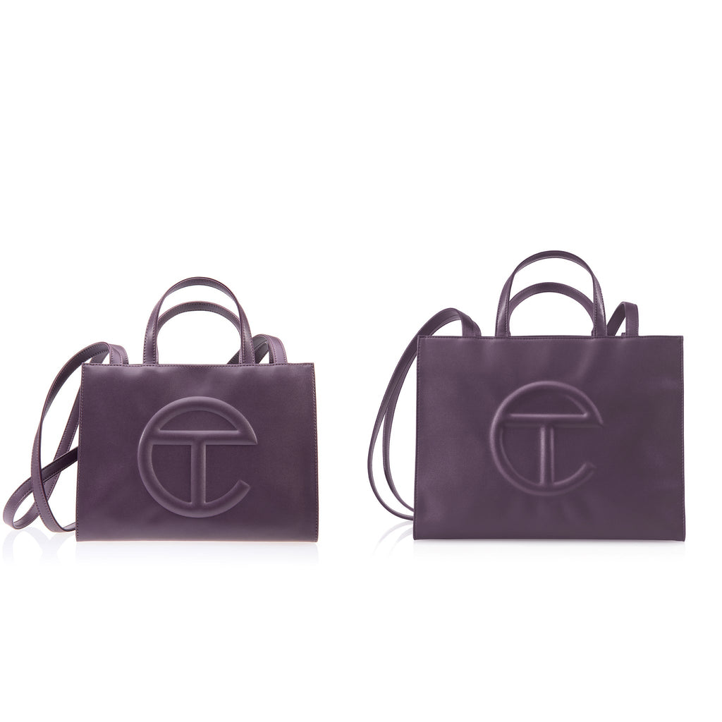 Telfar Shmedium Shopping Bag - Eggplant
