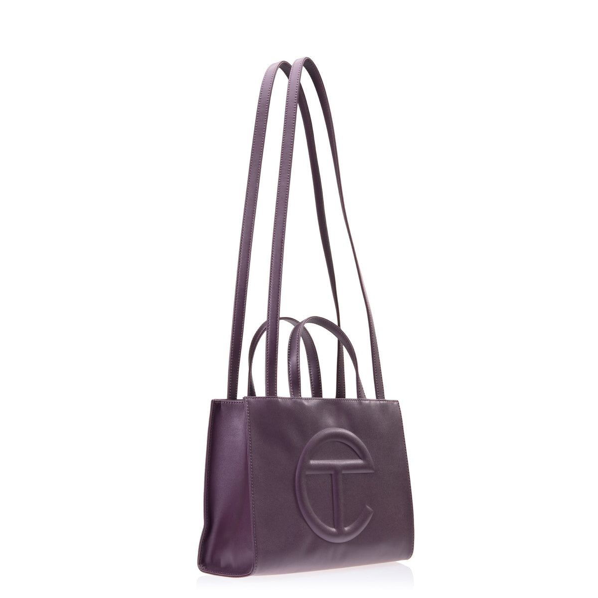 Telfar Shmedium Shopping Bag - Eggplant