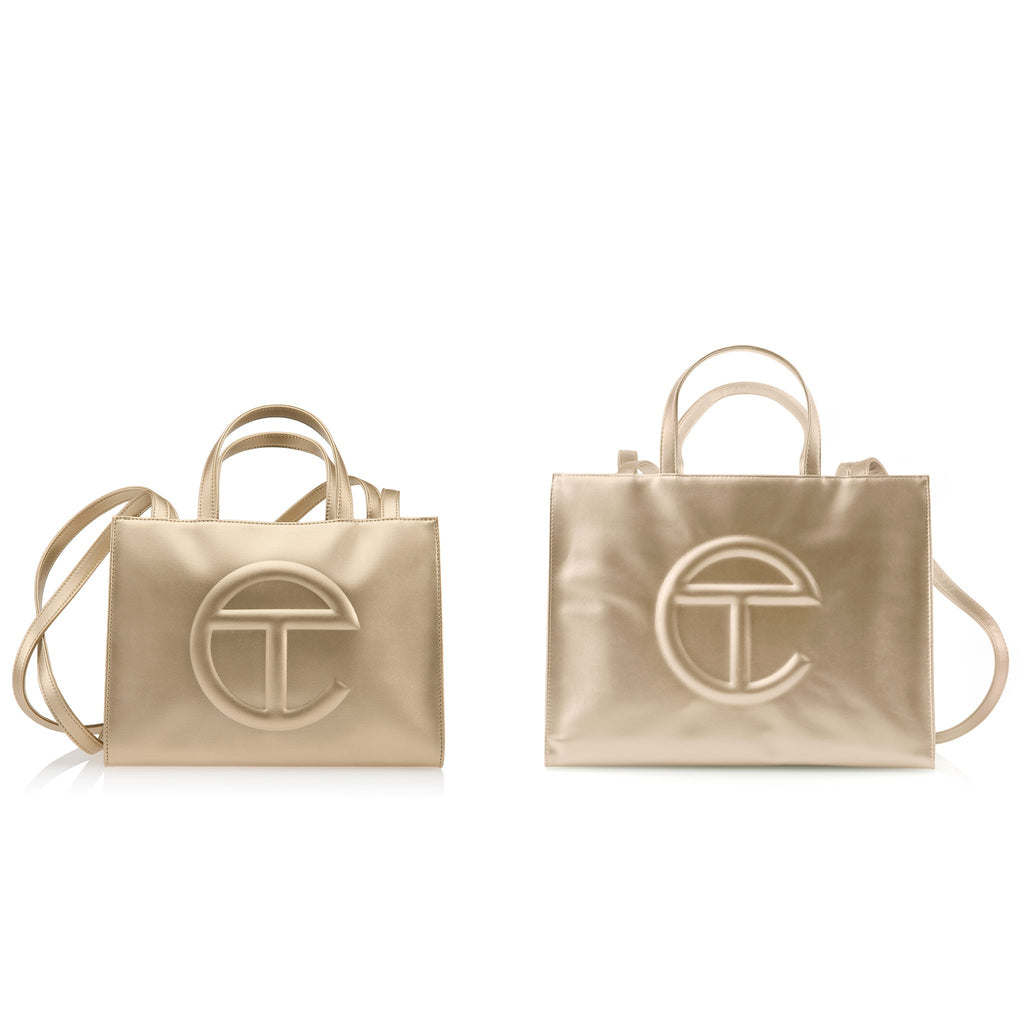 Telfar Shmedium Shopping Bag - Gold