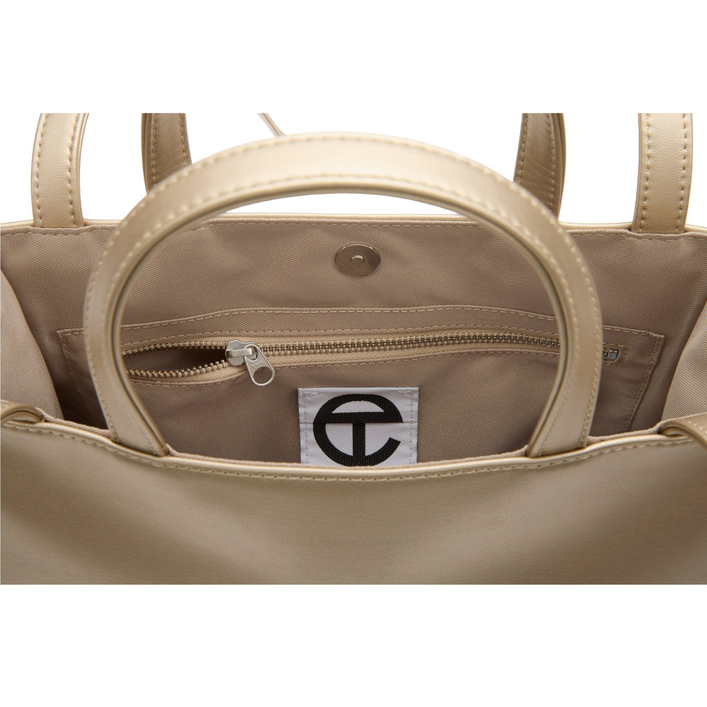 Telfar Shmedium Shopping Bag - Gold