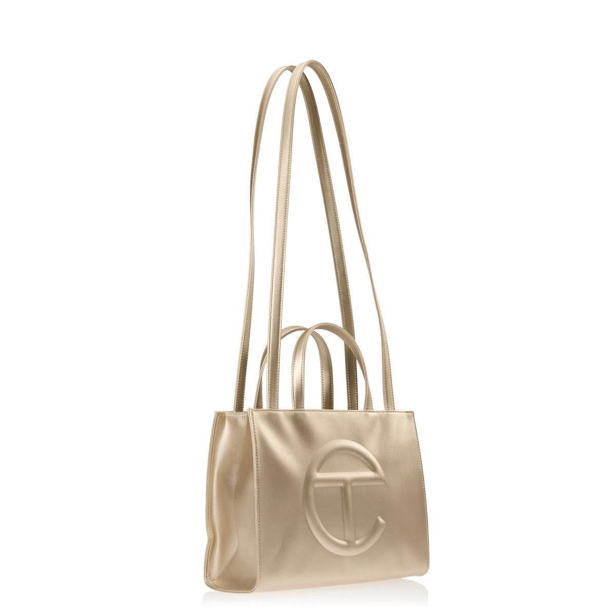 Telfar Shmedium Shopping Bag - Gold