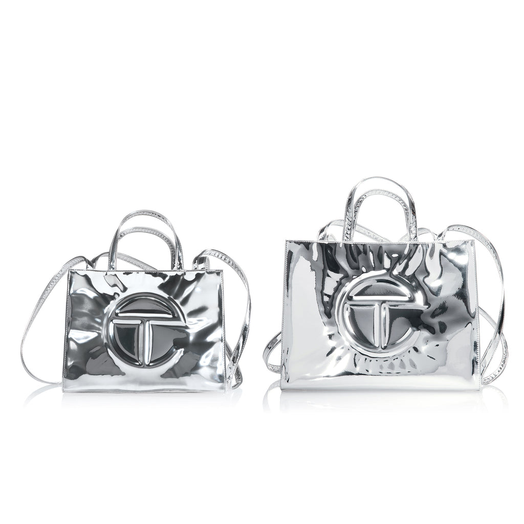 Telfar Shmedium Shopping Bag - Mirror