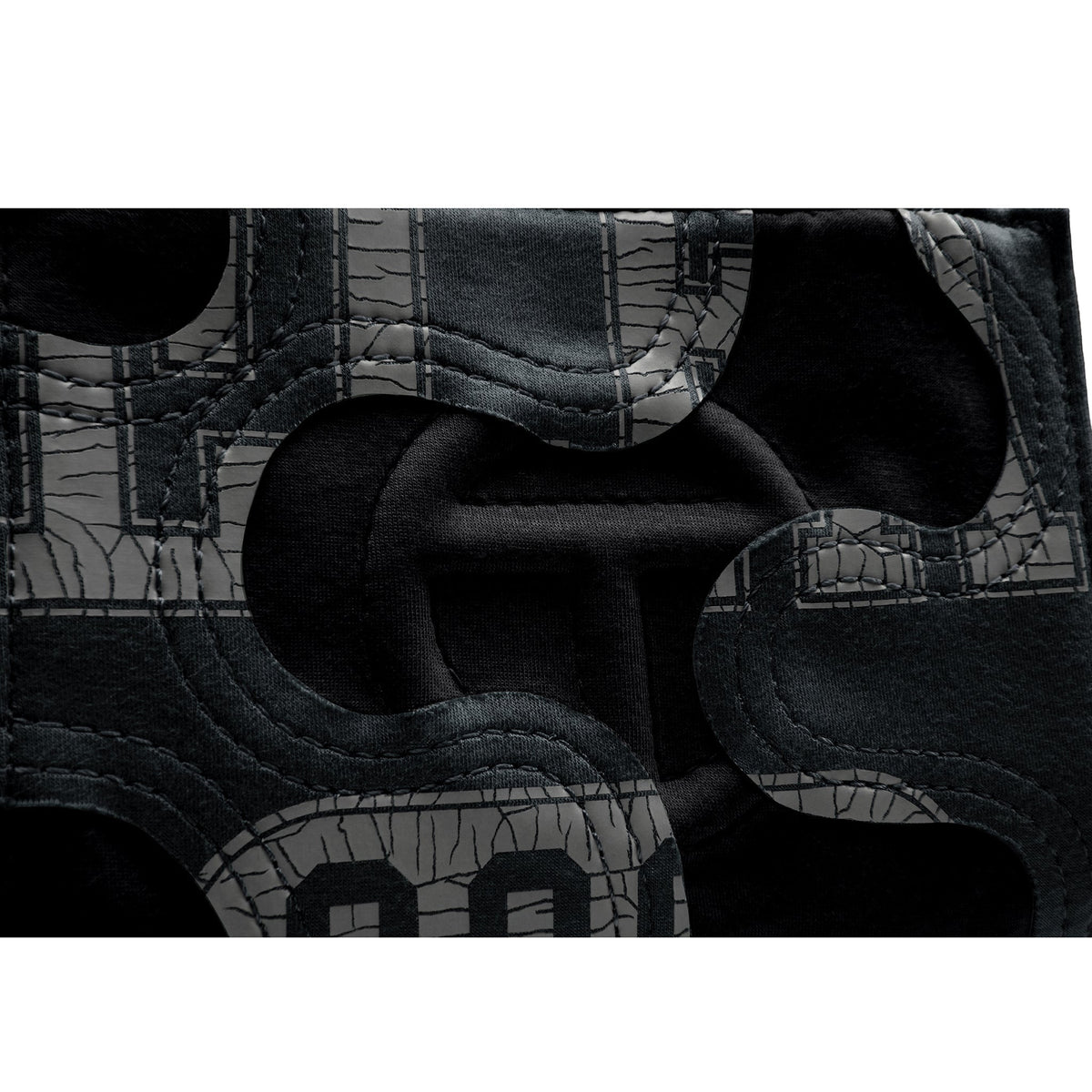 Telfar Small Camo Shopping Bag - Black / Off Black