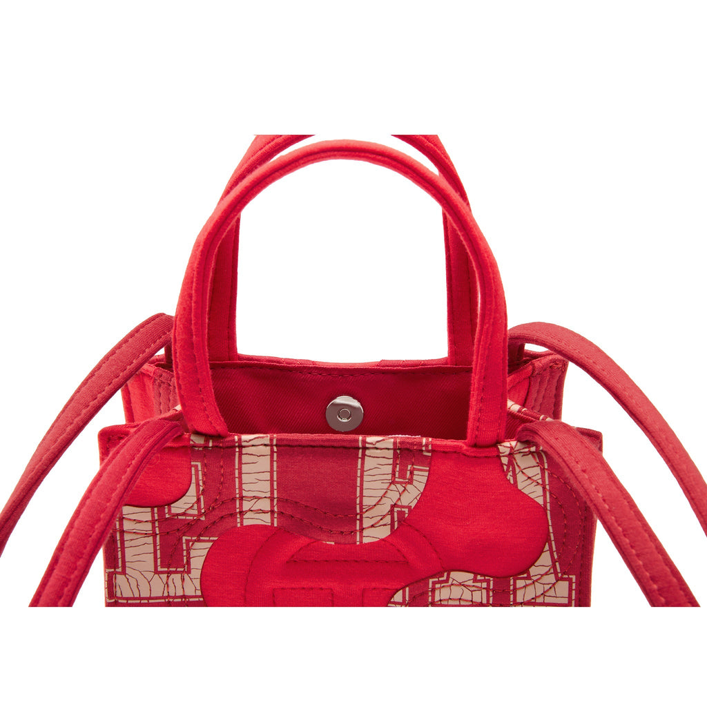 Telfar Small Camo Shopping Bag - Red