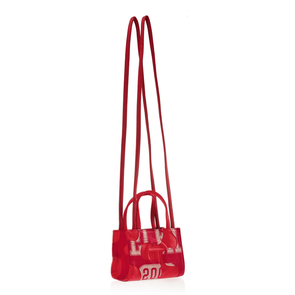 Telfar Small Camo Shopping Bag - Red