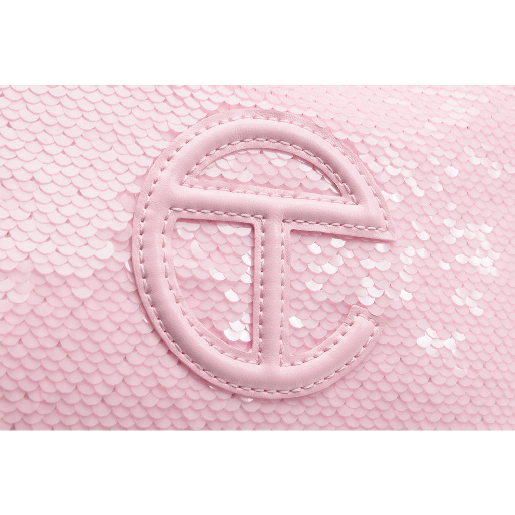 Telfar Small Sequin Shopper - Ballerina