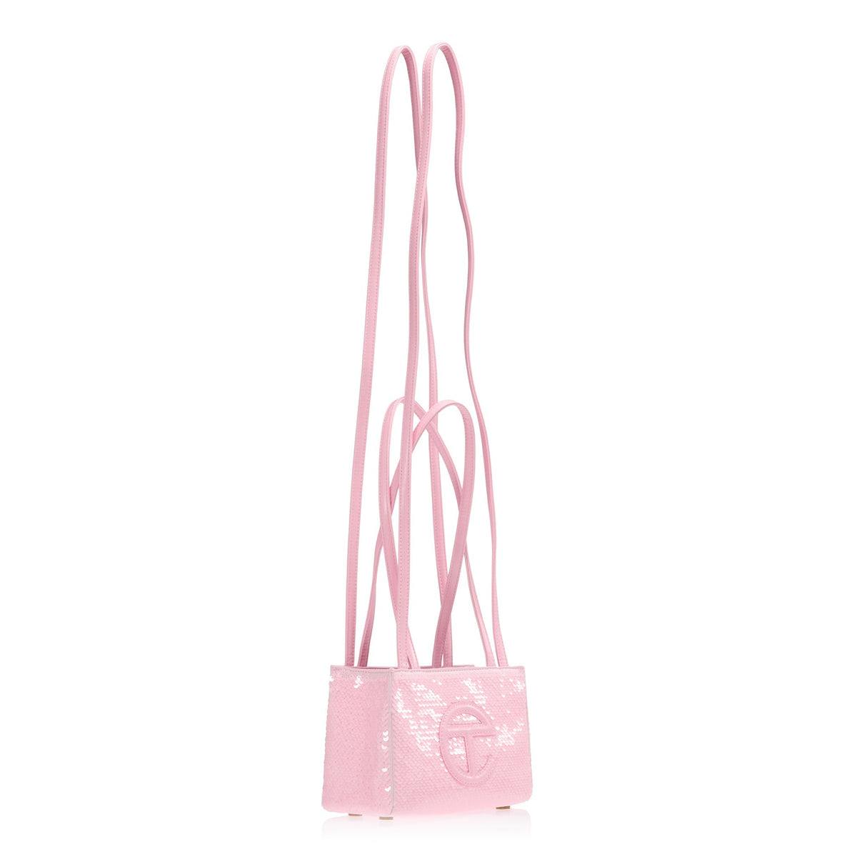 Telfar Small Sequin Shopper - Ballerina