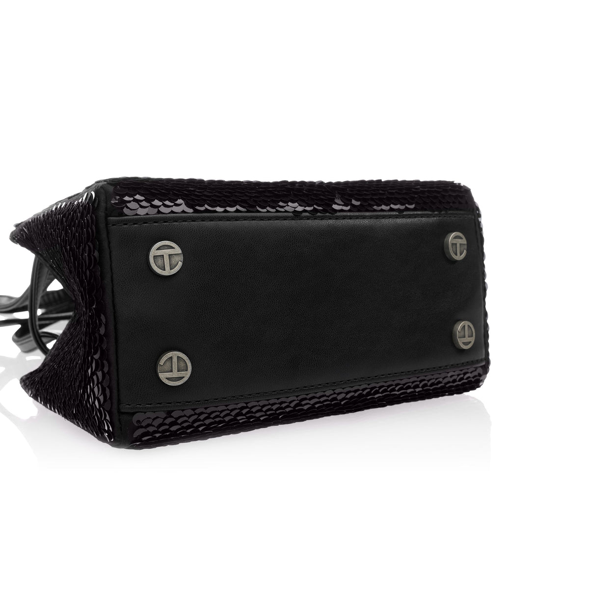 Telfar Small Sequin Shopper - Black