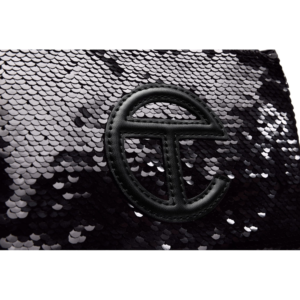 Telfar Small Sequin Shopper - Black
