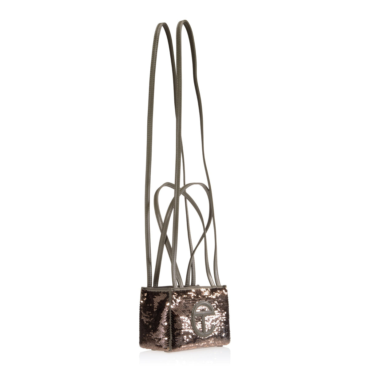 Telfar Small Sequin Shopper - Fatigue