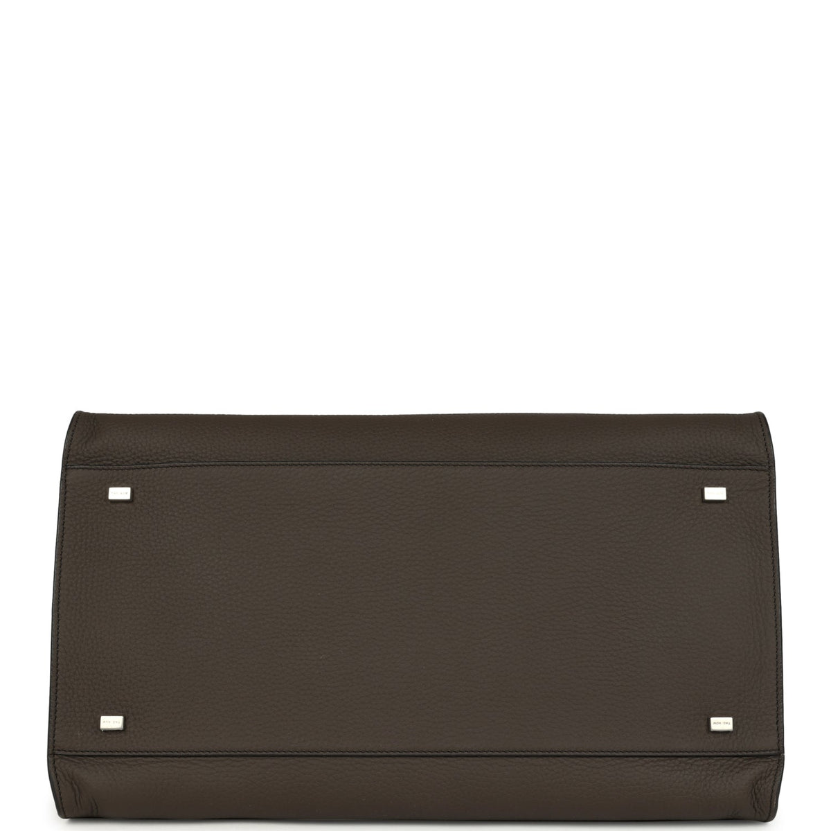 The Row Soft Margaux 15 Bag - Mid Grey Calfskin