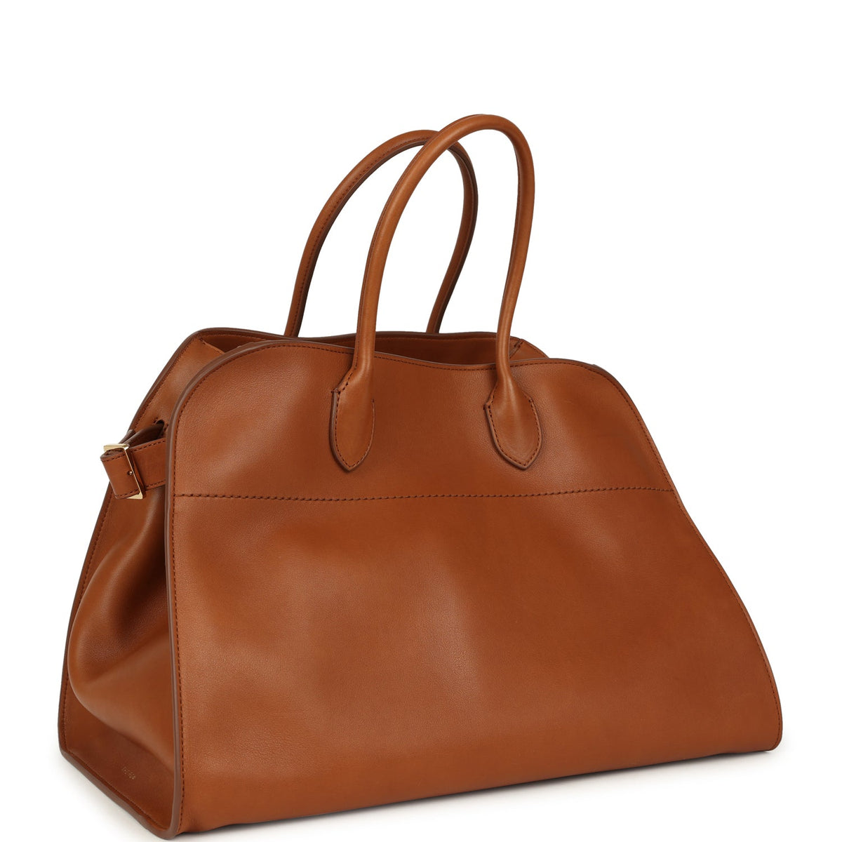 The Row Soft Margaux 15 Bag - Cuir Saddle