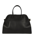 The Row Soft Margaux 17 Bag - Black Saddle
