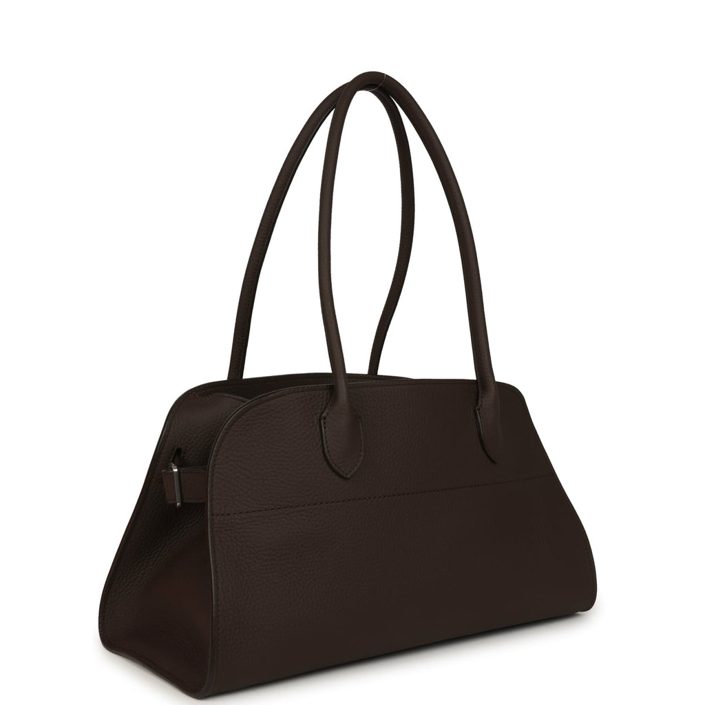 The Row Margaux Shoulder 12 Bag - Deep Brown