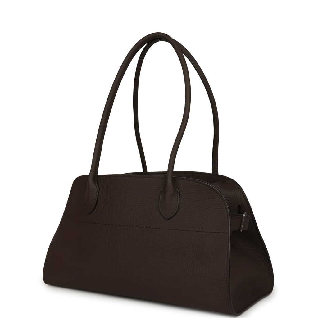 The Row Margaux Shoulder 12 Bag - Deep Brown