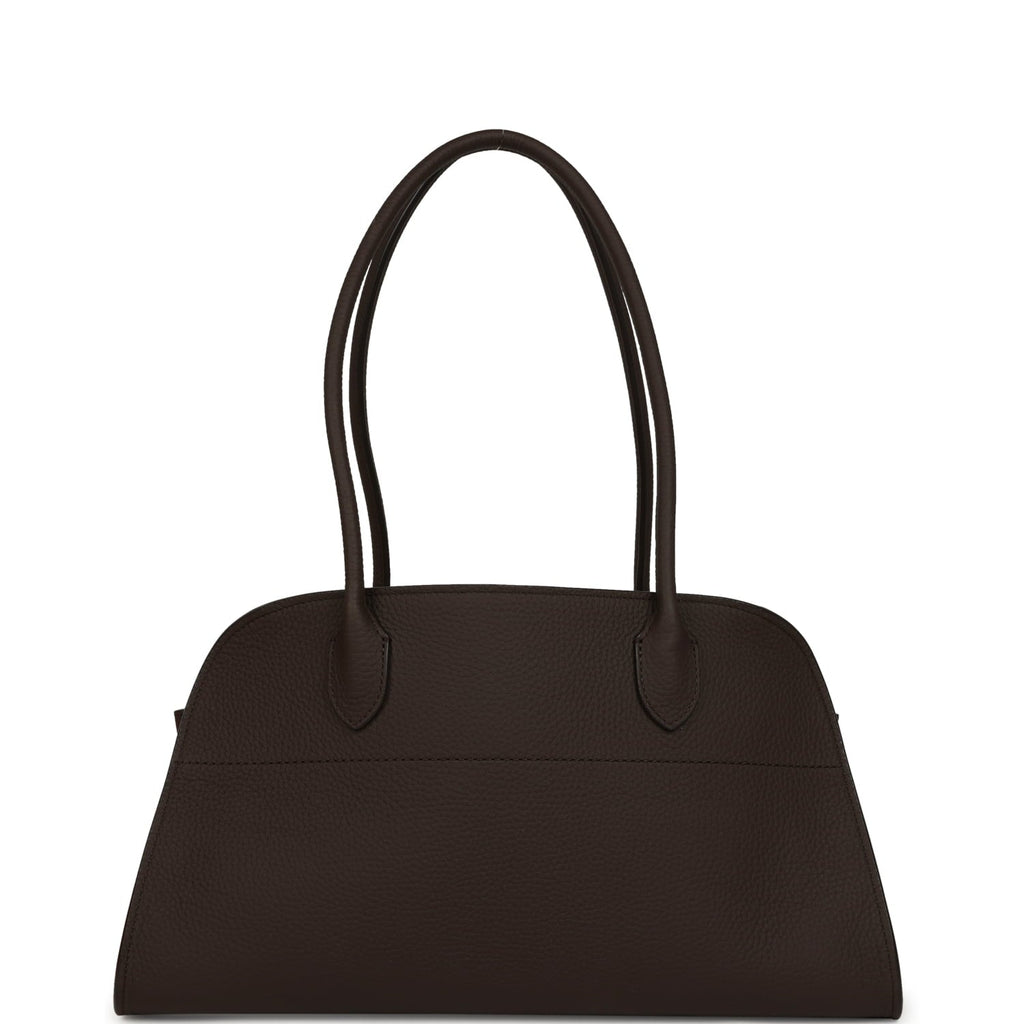 The Row Margaux Shoulder 12 Bag - Deep Brown