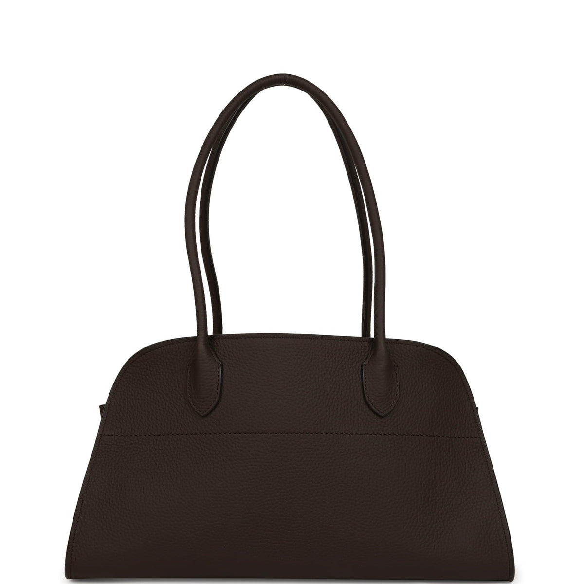 The Row Margaux Shoulder 12 Bag - Deep Brown