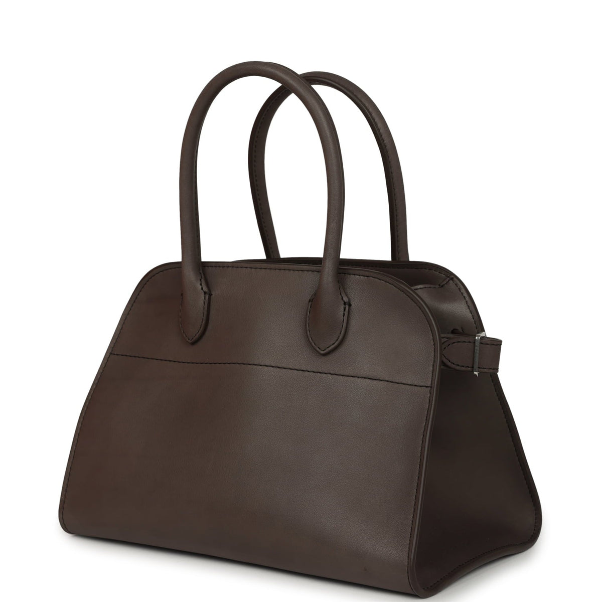 The Row Soft Margaux 10 Bag - Mid Grey Saddle