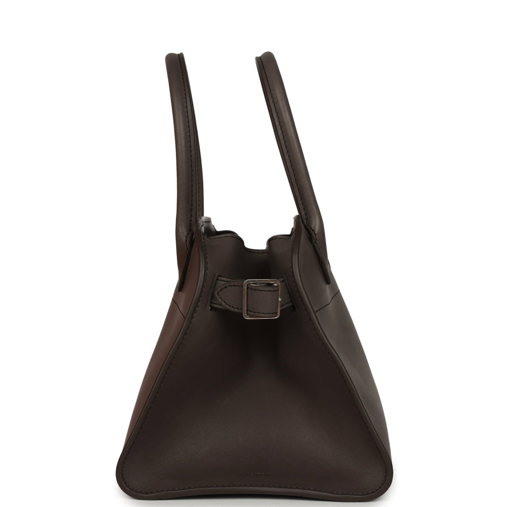 The Row Soft Margaux 10 Bag - Mid Grey Saddle