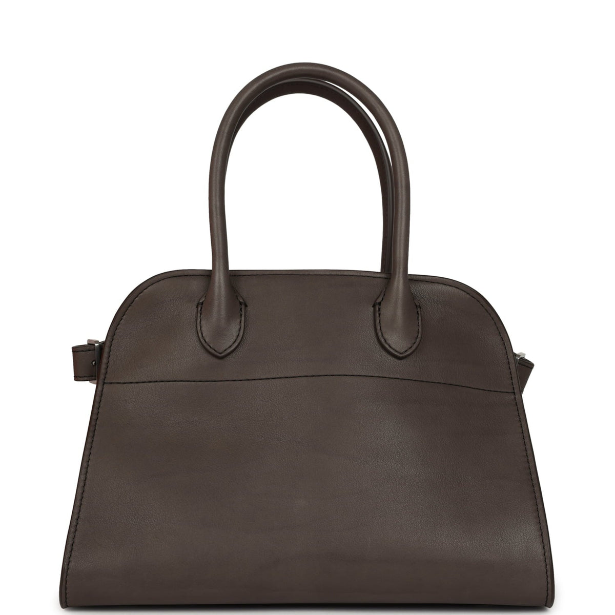 The Row Soft Margaux 10 Bag - Mid Grey Saddle