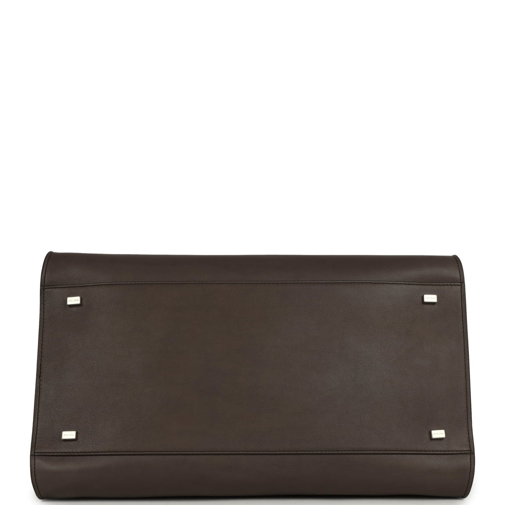 The Row Soft Margaux 15 Bag - Mid Grey Saddle