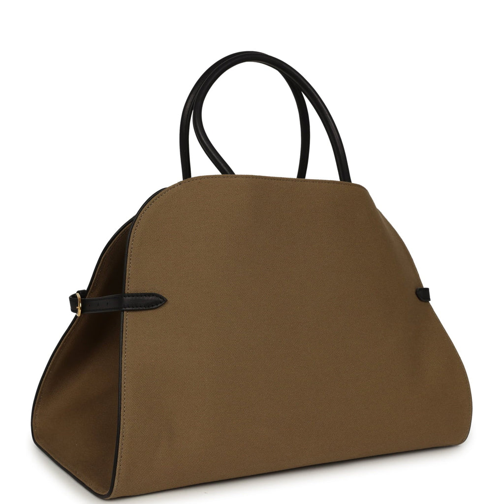 The Row Margaux 15 Ceinture Bag - Fango / Black