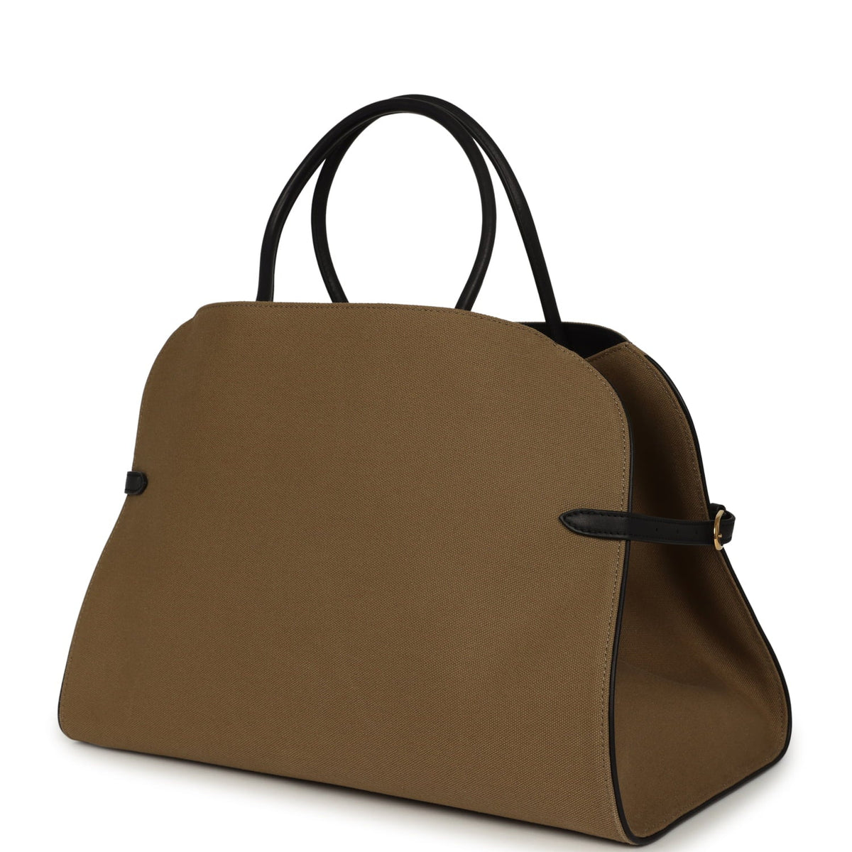 The Row Margaux 15 Ceinture Bag - Fango / Black