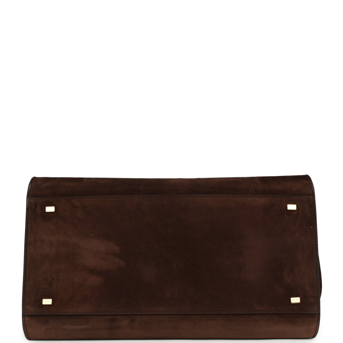 The Row Soft Margaux 15 Bag - Mocha Suede