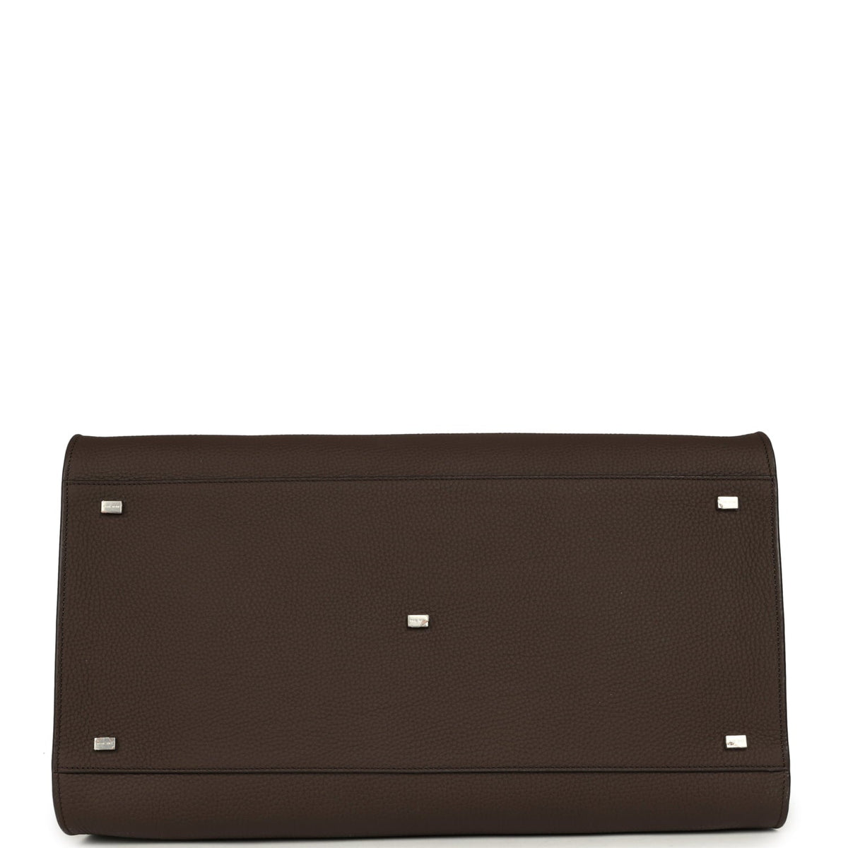 The Row Soft Margaux 17 Bag - Deep Brown Calfskin