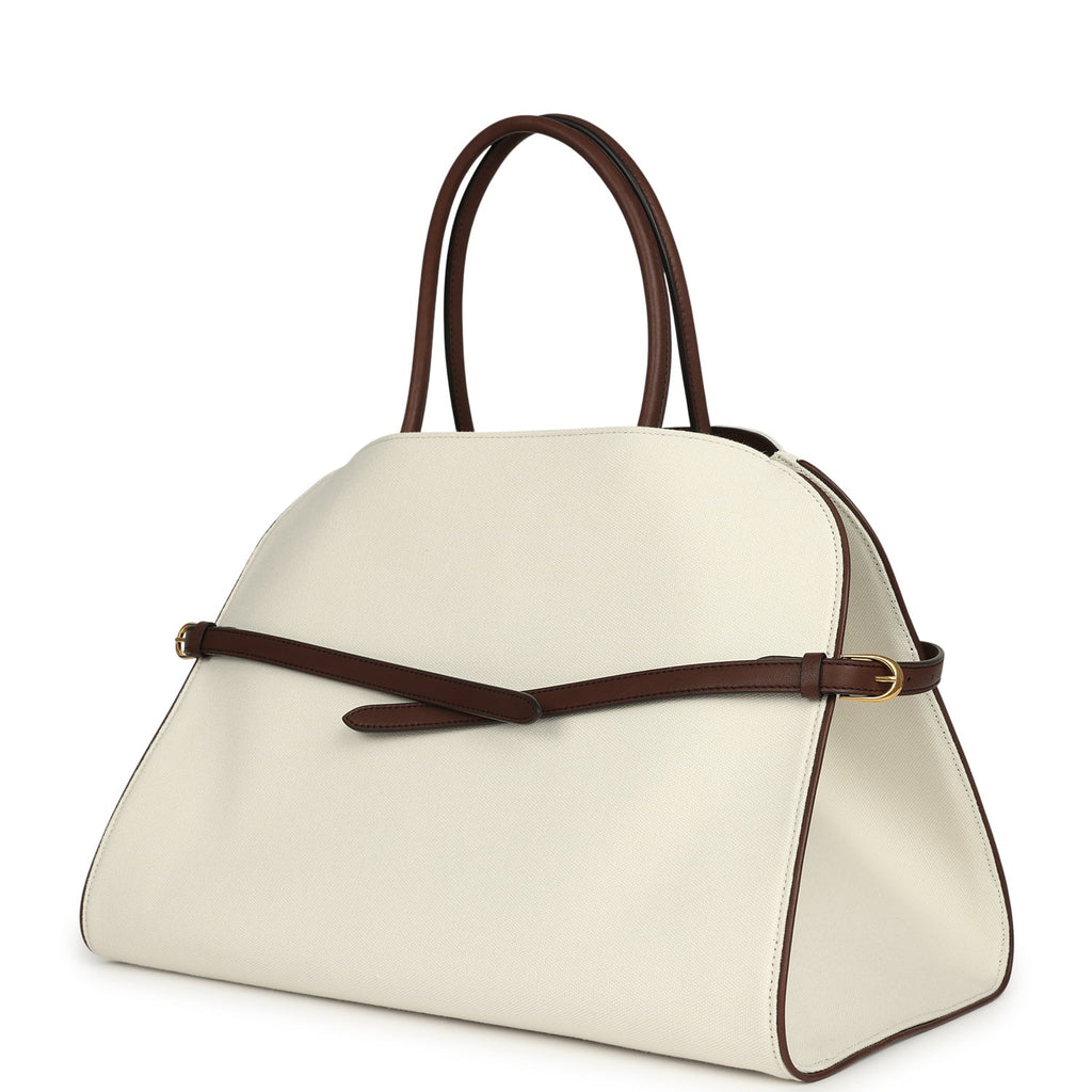The Row Margaux 15 Ceinture Bag - Ivory / Kentucky