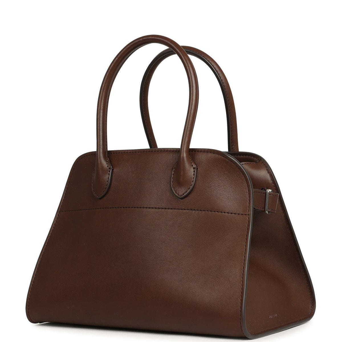 The Row Soft Margaux 10 Bag - Deep Brown Saddle