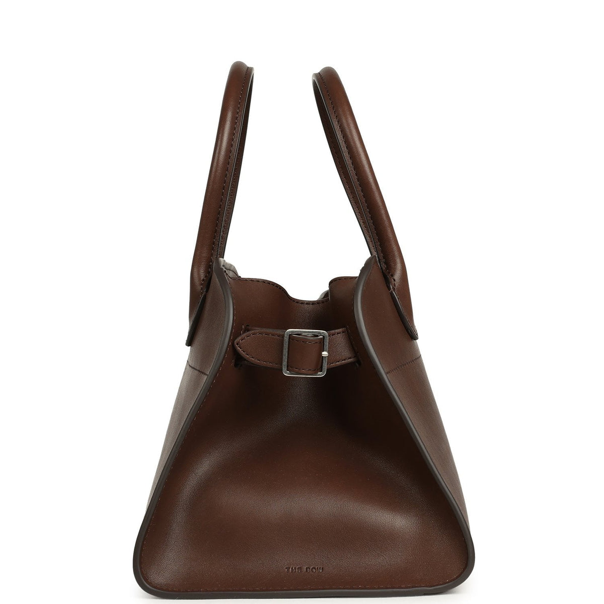 The Row Soft Margaux 10 Bag - Deep Brown Saddle