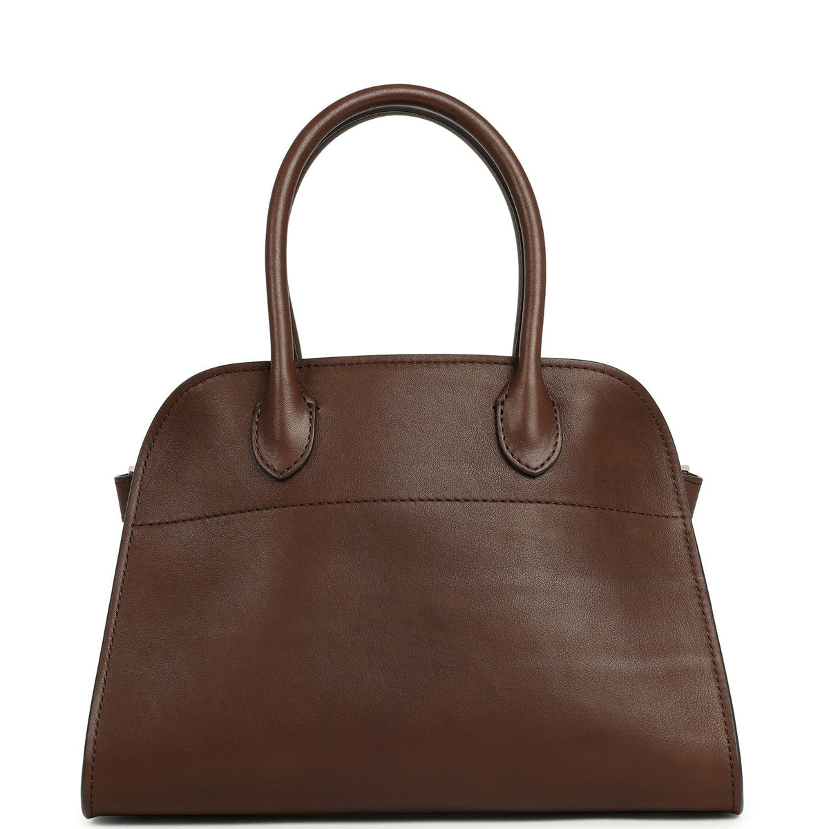 The Row Soft Margaux 10 Bag - Deep Brown Saddle