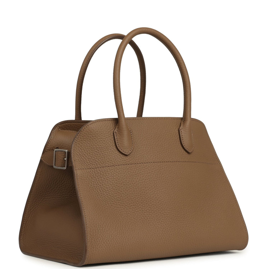 The Row Soft Margaux 10 Bag - Dark Muschio