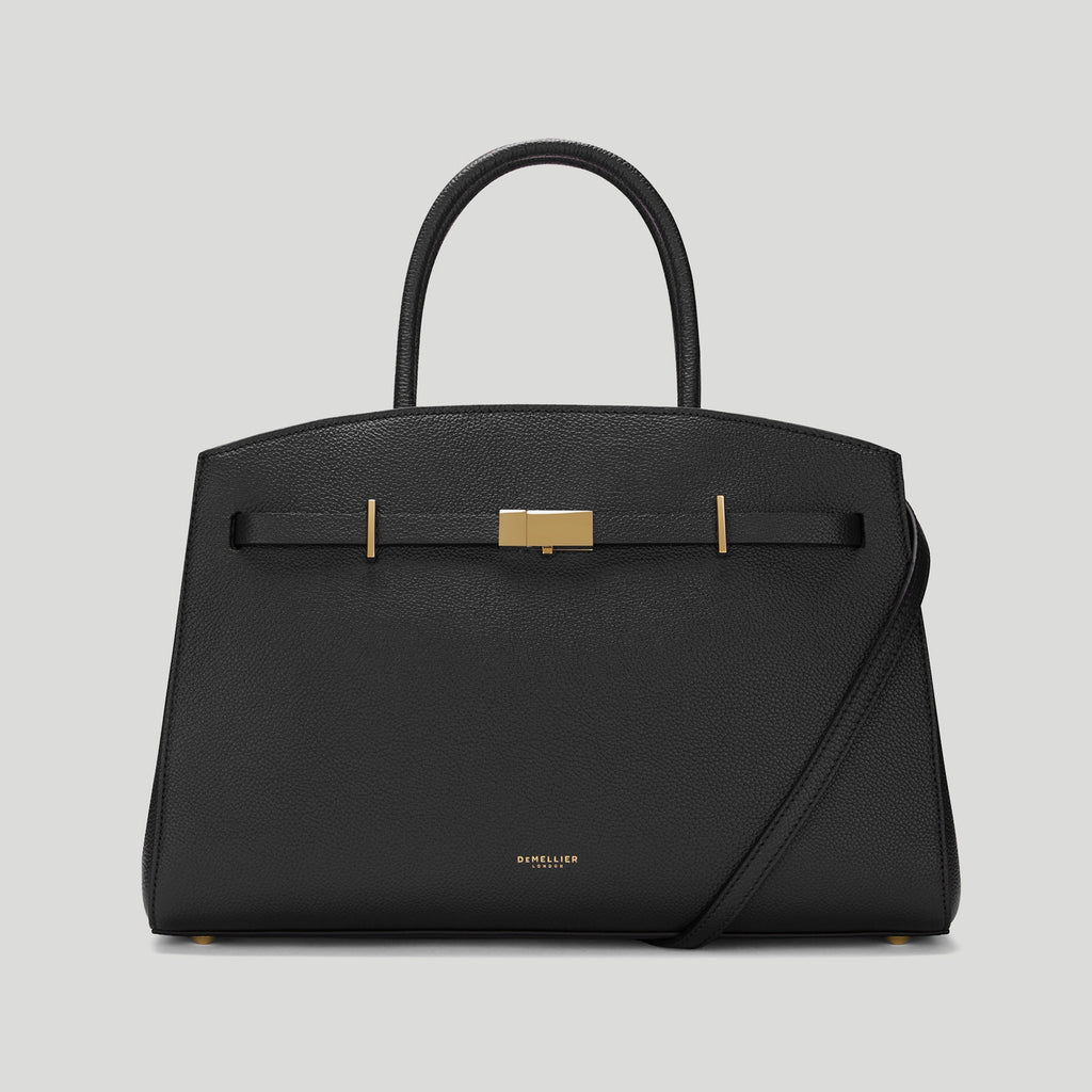 DeMellier The Midi Hudson - Black Small Grain