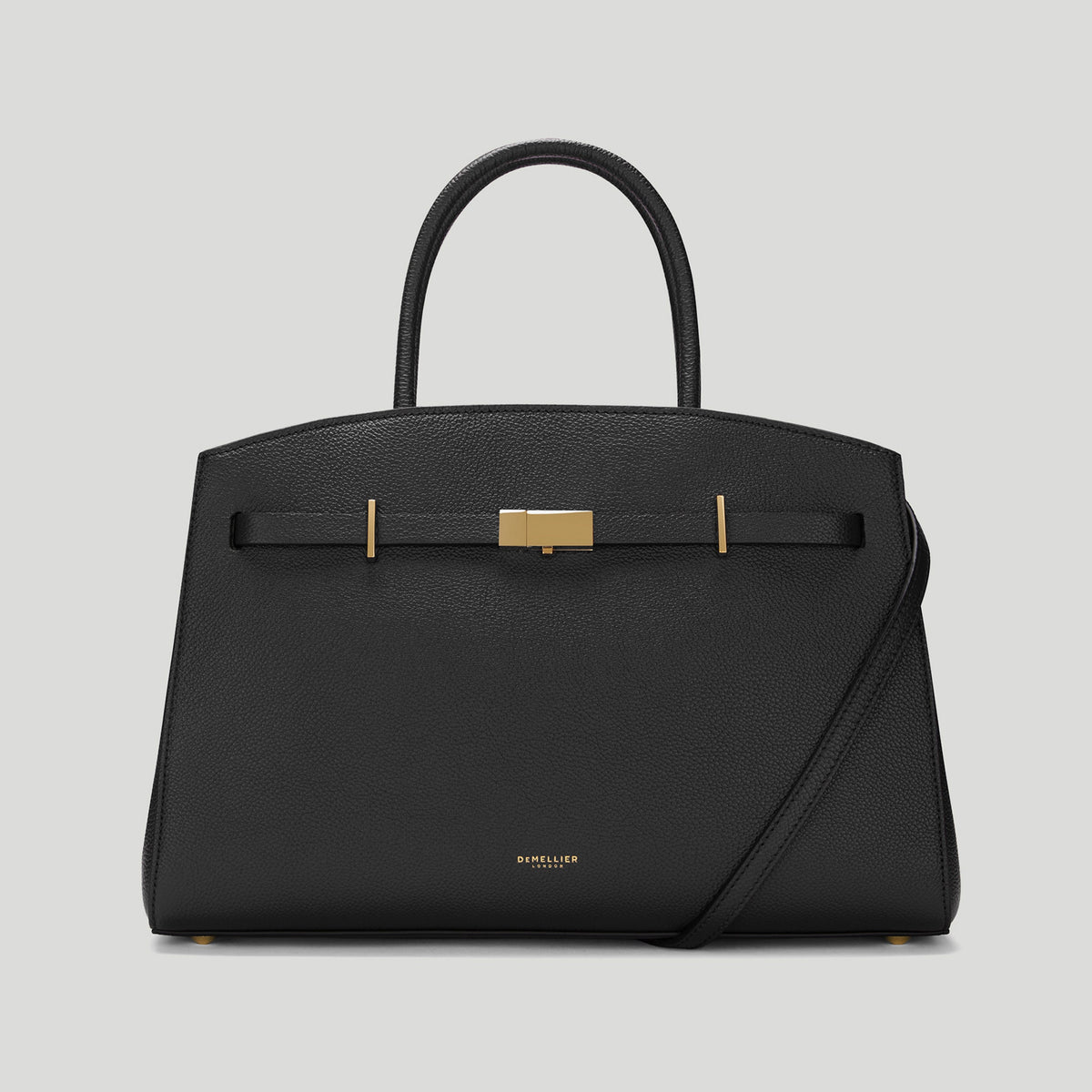 DeMellier The Midi Hudson - Black Small Grain