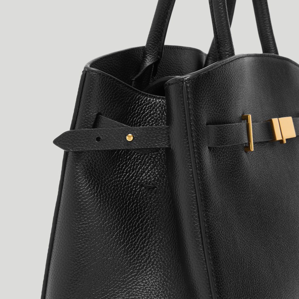 DeMellier The Midi Hudson - Black Small Grain