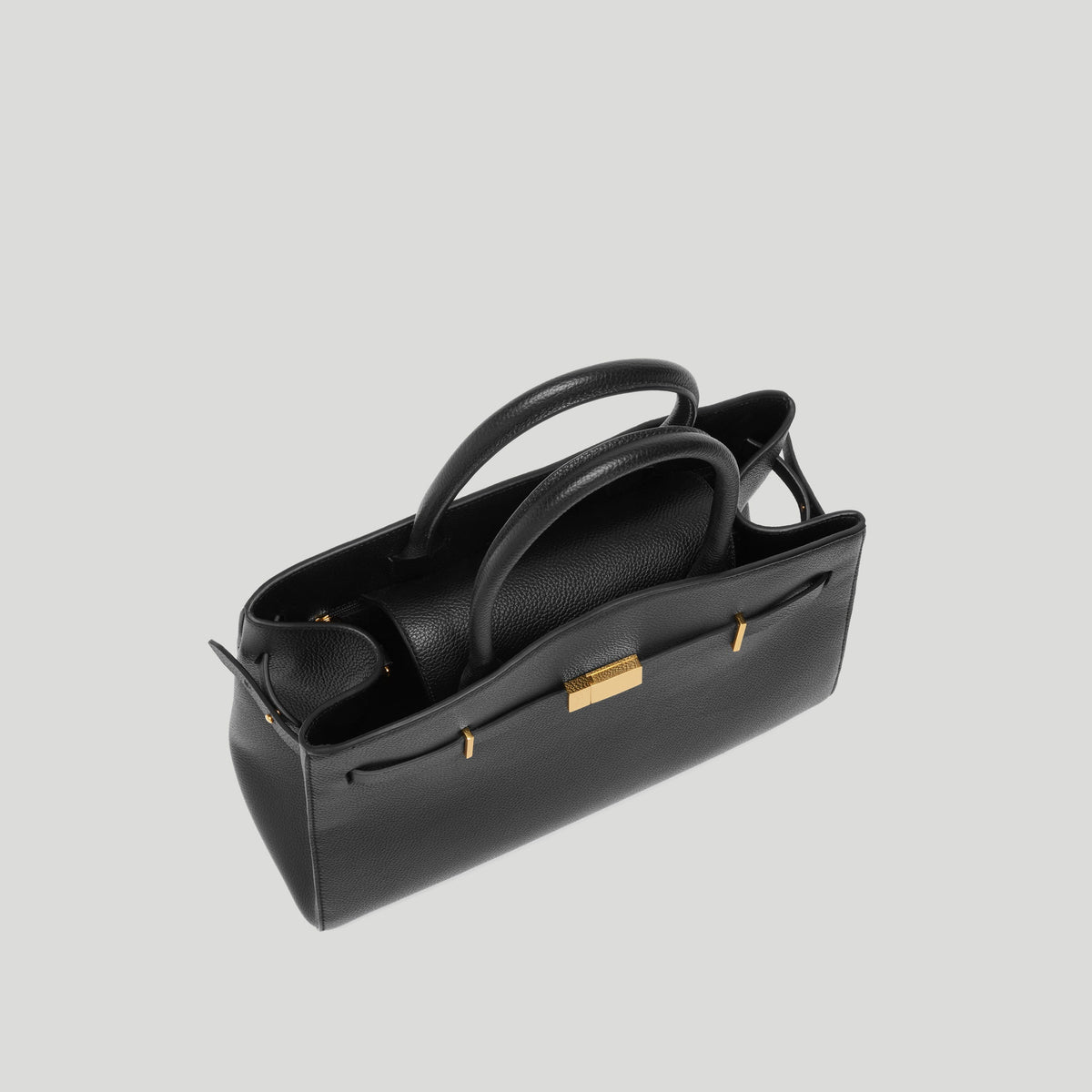 DeMellier The Midi Hudson - Black Small Grain