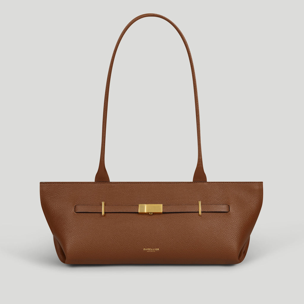 DeMellier The New York Shoulder - Tan Small Grain